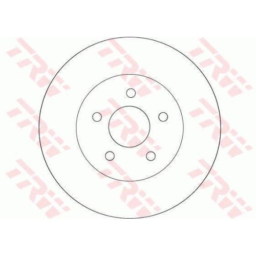 Disc frana Jaguar X-Type, 09.2003-12.2009, TRW