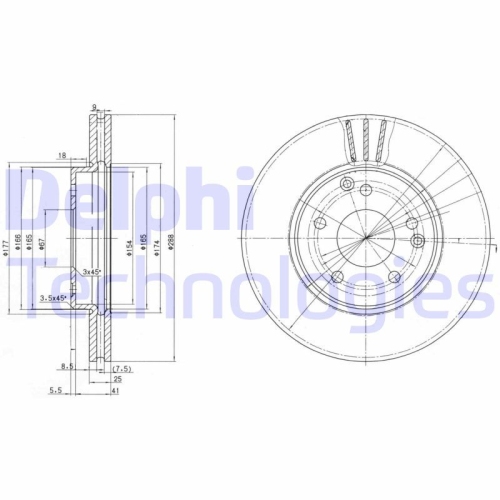 DELPHI Disc frana