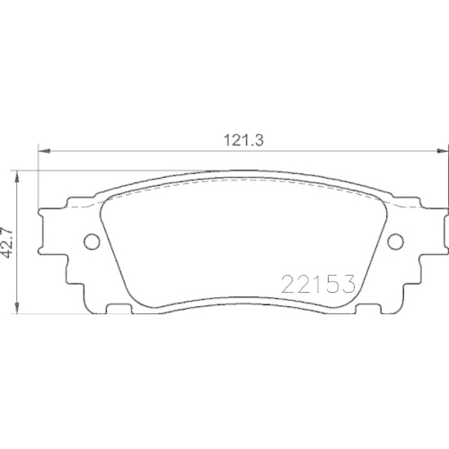 Placute frana Lexus Nx ( Z1) 07.14-, Spate, BREMBO