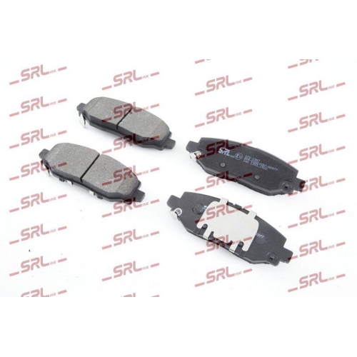 Placute frana Jeep Wrangler 4 (Jl), 2.0 T-GDi (JL72, JL74), 2.2 Multijet 2 (JL72, JL74), punte spate, cu indicator uzura acustic, SRLine