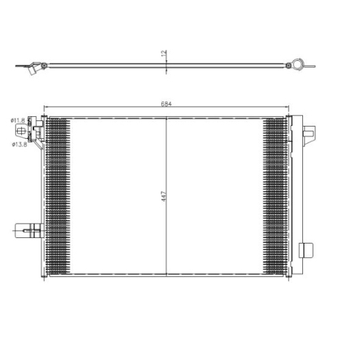 NRF Condensator, climatizare EASY FIT