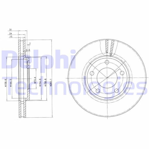 DELPHI Disc frana