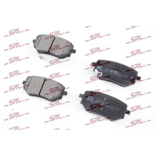 Placute frana Mercedes X-Class (470), X-Class Flatbed / Chassis (470), X 220 d (470.210), X 220 d 4-matic (470.211), X 250 d (470.230), X 250 d 4-matic (470.231), X 350 d 4-matic (470.252), punte spate, cu indicator uzura acustic, SRLine