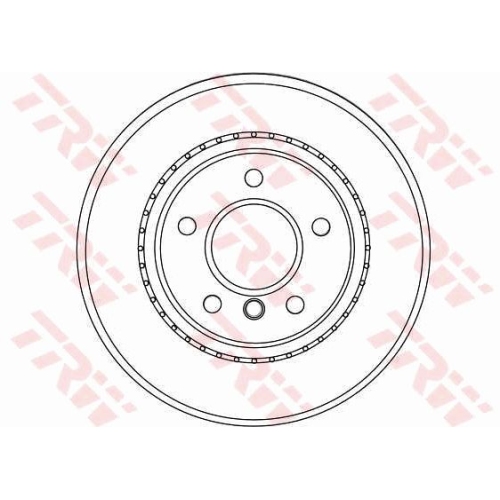 Disc frana Trw DF4450, parte montare : Punte spate