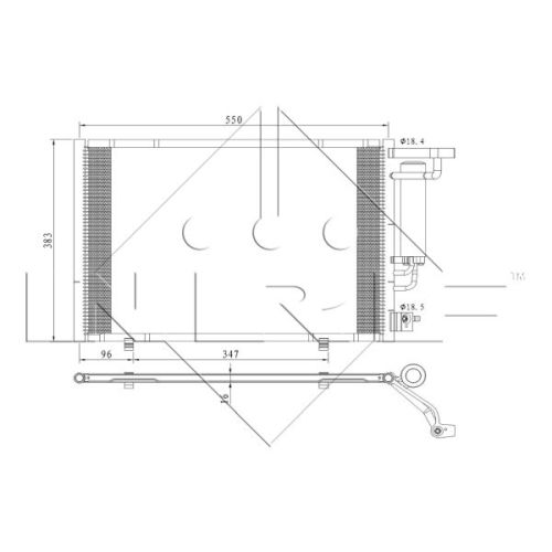 NRF Condensator, climatizare EASY FIT