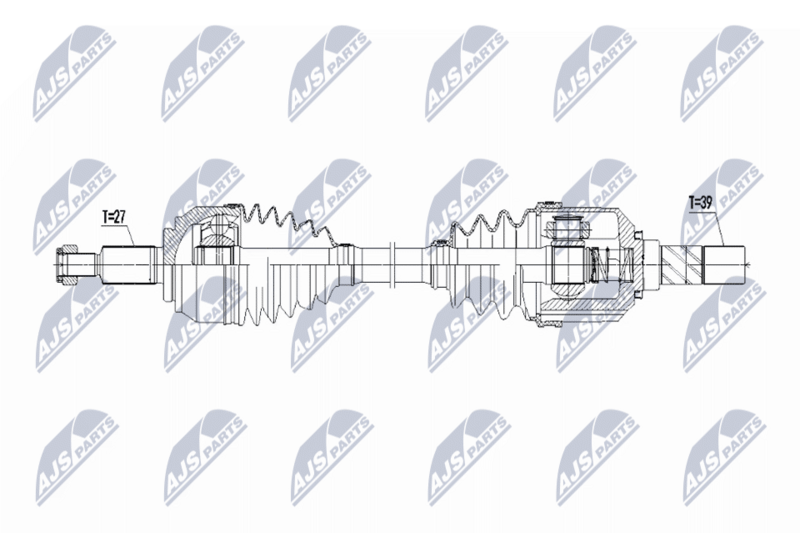 Planetara Renault Laguna III 2.0 DCI 2007-2015; partea stanga, cutie viteze manuala; 8200659626; NTY, aftermarket