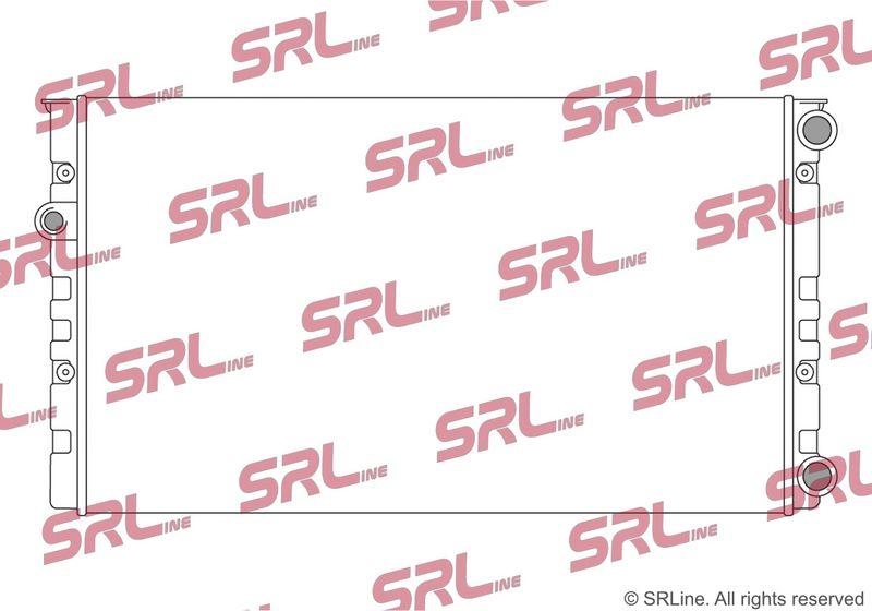 Radiator Vw Golf Iii/Jetta (Usa)/Vento 91-98, motor: 1.6, 1.8, 1.9 TDI, 2.0, 623x358x26, SRLine, Aluminiu/ Plastic brazat, 1H0121253BA; 1H0121253BD