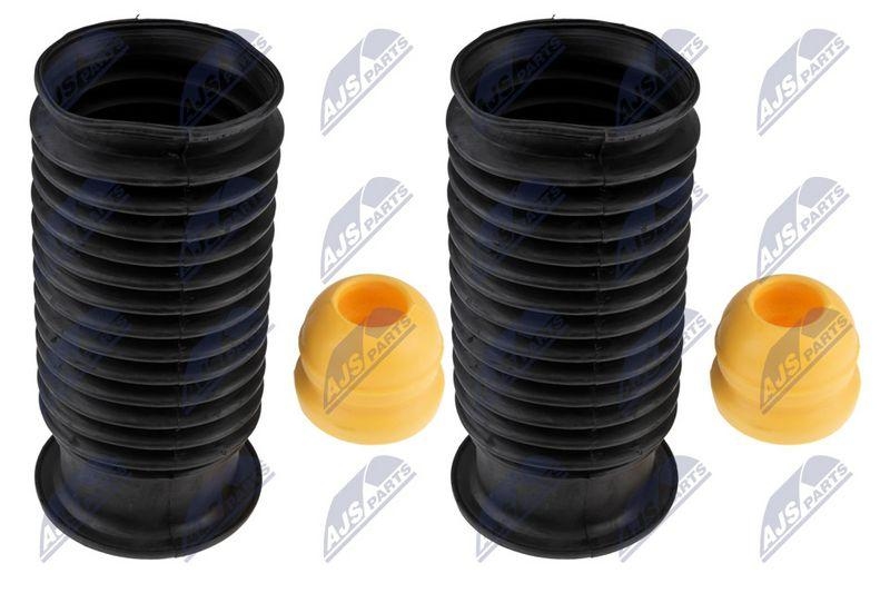 Capac protectie, burduf amortizor Opel Adam 2012-2019, Astra 2004-2014, Corsa 2006-2014, Meriva 2010-2017, Zafira 2005-2015; set, partea din fata; 13189414; NTY, aftermarket