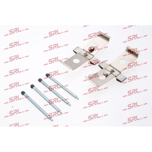 Set accesorii placute frana Citroen C8 (Ea ; Lancia Phedra (179 ); Peugeot 607 (9d, 807 (Eb ), 3.0 V6, 3.0 V6 (179.BXD11), 3.0 V6 24V, punte Fata, restrictii producator : Brembo, SRLine