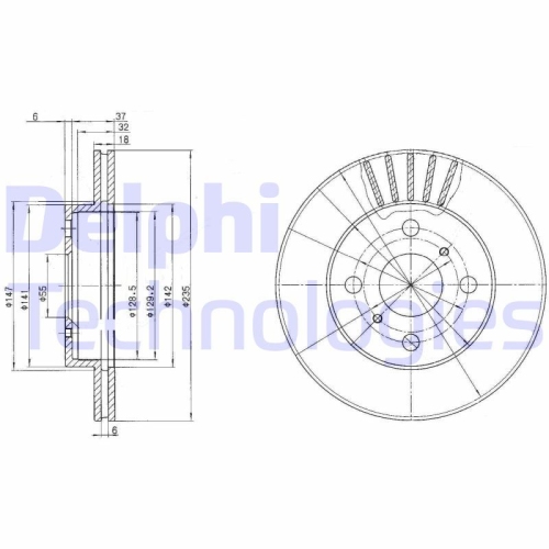 DELPHI Disc frana