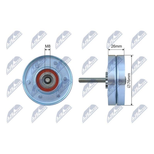 Rola intinzator curea transmisie Ford Mondeo 1.8-2.0 2000-2007, Transit 2.3 Rwd 2006-2014, Fiesta 5 2005-2008, 500293