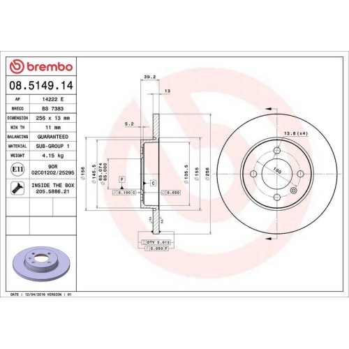 Set disc frana Seat Inca (6k9) 11.95-11.03, Toledo I (1l2) 01.91-10.99; Vw Caddy 2 (9k9a) 11.95-01.04 , Golf 3 (1h1) 10.89-07.98, Golf 3 Cabriolet (1e7) 07.93-05.98, Golf 3 Van (1h1) 08.91-12.97, Golf 3 Variant (1h5) 07.93-04.99, Golf 4 Cabriolet (1e7) 06