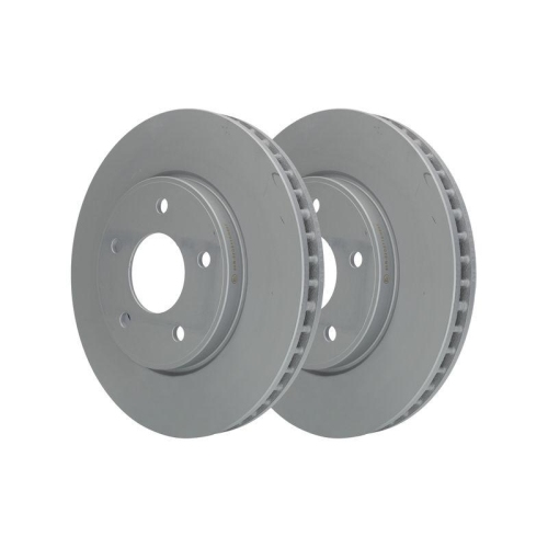 Set discuri frana fata ATE, Nissan Leaf (Ze0), 11.2010-, Leaf (Ze1 ), 08.2017-, Nv200 / Evalia Bus, 07.2010-, Nv200 Caroserie, 02.2010-, Fata; puntea fata