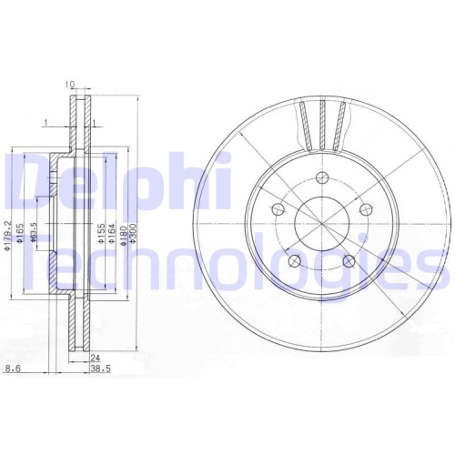 DELPHI Disc frana