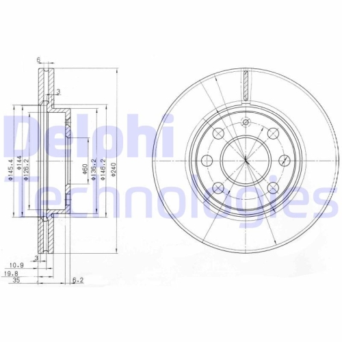 DELPHI Disc frana