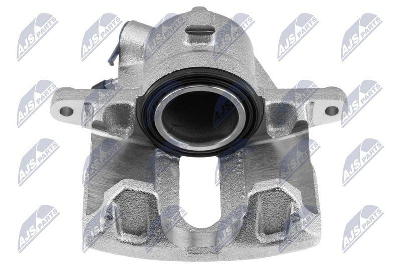 Etrier frana Renault Megane 1995-, Clio II 1998-, Laguna I 1993-, Scenic 1999-, Safrane 1996-; partea din fata, stanga; 7701205832; NTY, aftermarket