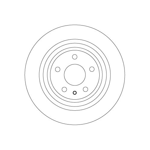 Set discuri frana spate TRW, Ford Mondeo V Liftback (Ce), 09.2014-, Mondeo V Sedan (Cd), 09.2012-, Mondeo V Turnier (Cf), 09.2014-, spate; puntea spate