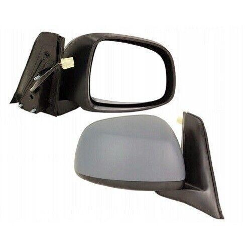 Oglinda exterioara Fiat Sedici (Fy/Gy), 03.2006-, Suzuki Sx4 (Ey/Gy), 05.2006-05.2013 , partea Dreapta, culoare sticla crom, carcasa grunduita, cu incalzire, ajustare electrica,