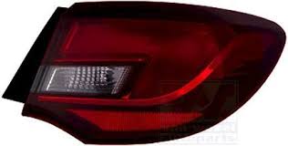 Stop spate lampa Opel Astra J, 09.09- Sedan, spate, omologare ECE, cu suport bec, interior, cu lumina de dat inapoi, 1222342; 25870194, Dreapta