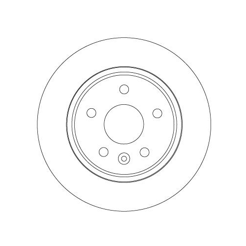 Set discuri frana spate TRW, Opel Astra K (B16), 06.2015-, Astra K Combi (B16), 11.2015-, spate; puntea spate; Sistem de franare : 15&quot;