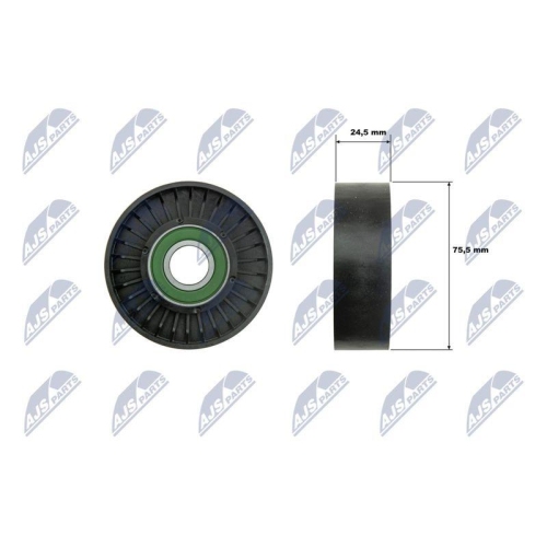 Rola intinzator curea transmisie Ford Tourneo Custom F3 2012-, Transit Custom F3, Fy, Fz 2012-, GK2Q6A228AA