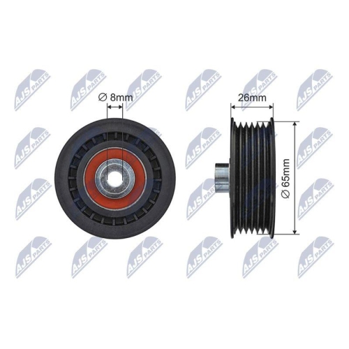 Rola intinzator curea transmisie Ford Transit (Fd, Fb, Fs, Fz, Fc, Fa, Fad, Fbd) 2006-, 500363