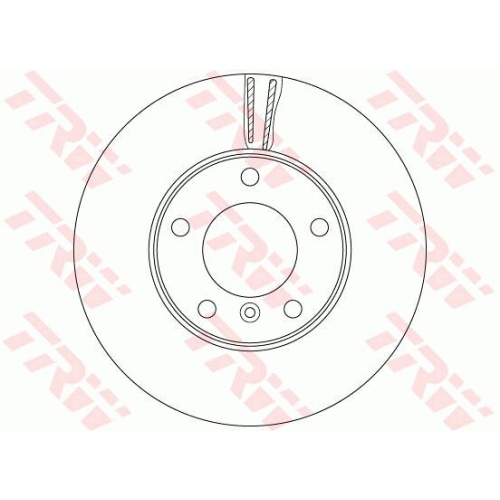 Disc frana TRW DF6478S, Fata