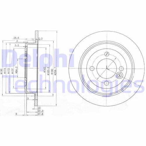 DELPHI Disc frana