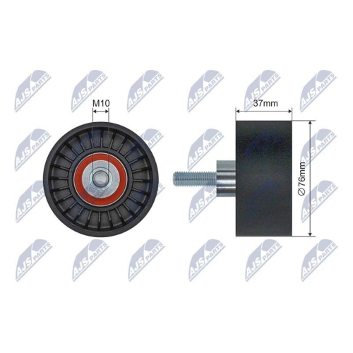 Rola intinzator curea transmisie Ford Transit 2.4di 2.4tdci 01.2000-, 148-86