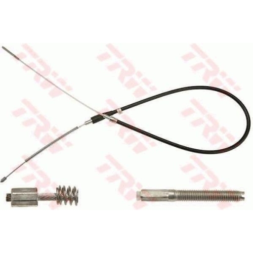 Cablu frana mana Seat Arosa (6h1), 05.97-06.04; Vw Lupo 1 (6x1, 6e1), 09.98-07.05, punte spate, Stanga=Dreapta, pt frana tambur, TRW