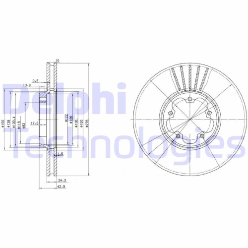 DELPHI Disc frana