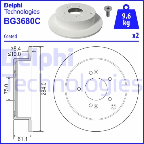 DELPHI Disc frana