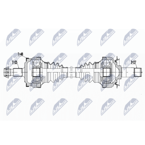 Planetara Mercedes C W203, S203, Cl203 C220cdi 2003-, C280, C350 2005-, Spate, CV Automata, Stanga, Dreapta, A2033506256