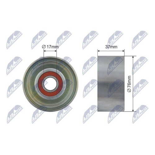 Rola intinzator curea transmisie Honda Accord 2002-2012, Civic 2001-2012, Cr-V 2001-, Fr-V 2004-2009, Integra 2001-2006 , Odyssey 2008-2013, Stream 2000-2006 , Acura Rsx 2002-2006 , Tsx 2004-2014, 500039