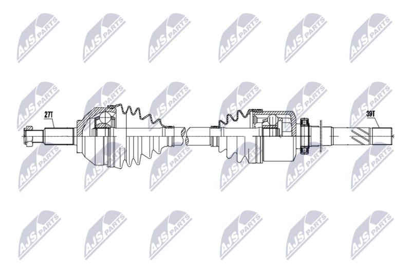 Planetara Renault Trafic II 2.5 DCI 2003-; Opel Vivaro A 2.5 DTI 2003-, 2.5 CDTI 2006-; Nissan Primastar 2.5 DCI 2003-; partea dreapta; 93856307; NTY, aftermarket