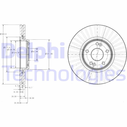 DELPHI Disc frana