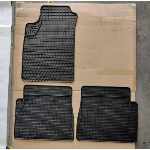 Set covorase auto din cauciuc Renault Kangoo 1 5loc 1998-2008, Negre, presuri BestAutoVest, negre, 3 buc. - LIPSA DREAPTA FATA
