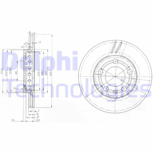 DELPHI Disc frana