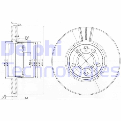 DELPHI Disc frana