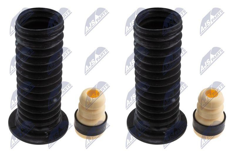 Capac protectie, burduf amortizor Renault Captur 2013-, Clio 2005-2021, Modus / Grand Modus 2004-, Zoe 2012-; set, partea din fata; 540503701R; NTY, aftermarket