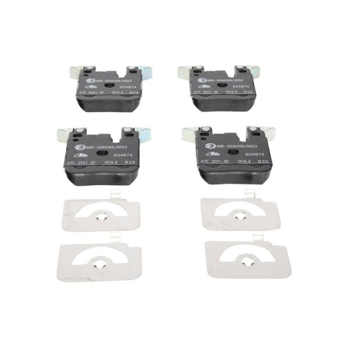 Placute frana spate Ate, Bmw Seria 1 (F20/F21), 07.2011-06.2019, Seria 2 (F22/F23, F87), 2012-, Seria 3 (F30/F31, F80), 03.2011-2019; Seria 3 Gran Turismo (F34), Seria 4 (F33/F34, F82/F83, F36), 03.2014-,