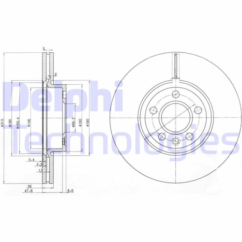 DELPHI Disc frana