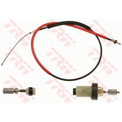 Cablu frana mana Citroen Xsara Picasso (N68), 09.99-06.12, punte spate, Dreapta, pt frana tambur, TRW