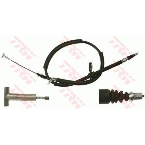 Cablu frana mana Alfa Romeo 147 (937), 10.00-12.10, 156 (932), 09.97-10.05, 156 Sportwagon (932), 02.97-05.06, punte spate, Dreapta, pt frana disc, TRW