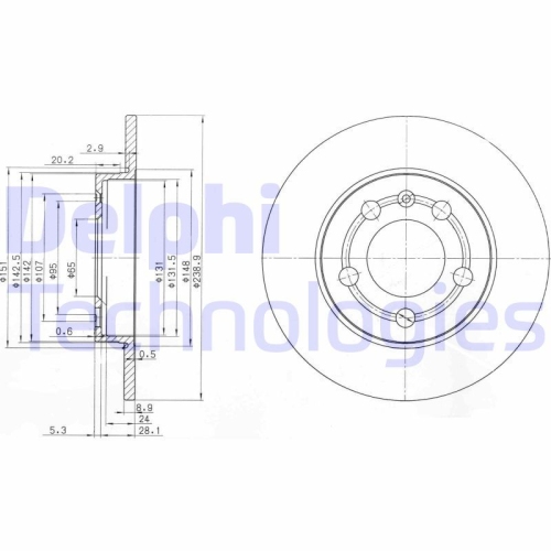 DELPHI Disc frana