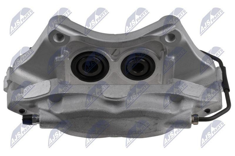 Etrier frana Tesla Model S 2012-, Model X 2015-; partea din spate, dreapta, electric, sistem BREMBO; 1027644-00-A; NTY, aftermarket