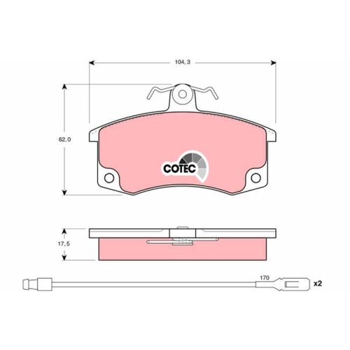 Set placute frana fata TRW, Lada 110, 111, 112, Kalina, Nova, Priora, Samara; Zaz Tavrija, Fata; puntea fata; Tip frina : diSC / tambur; Sistem de franare : hidraulic