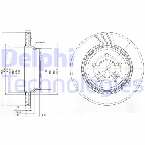 DELPHI Disc frana
