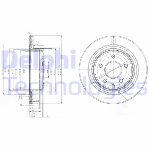 DELPHI Disc frana