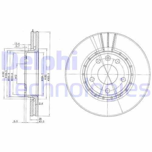 DELPHI Disc frana